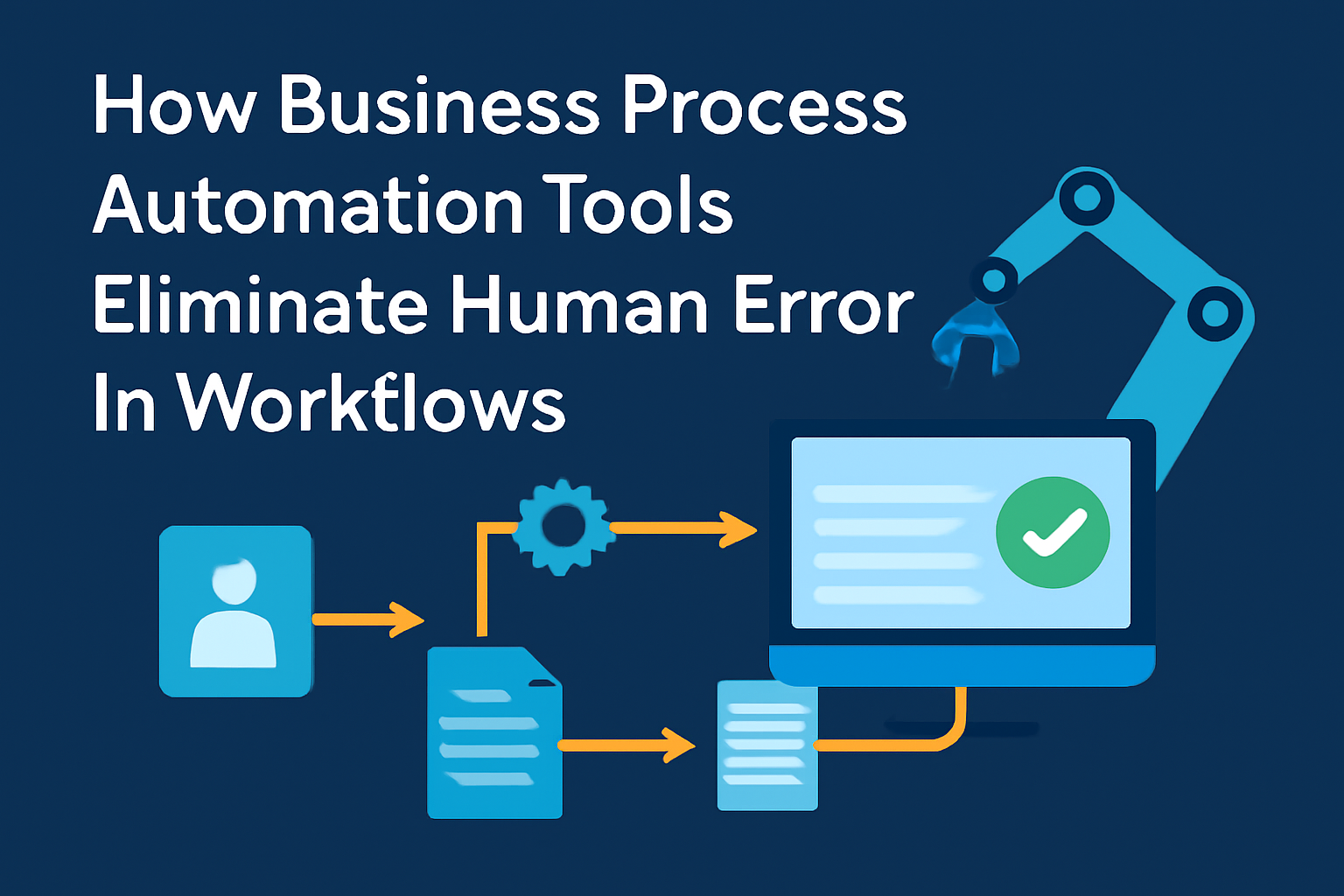 How Business Process Automation Tools Eliminate Human Error In Workflows